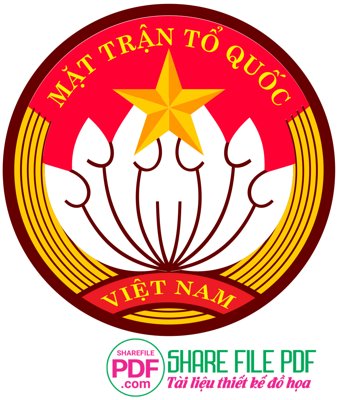 Download file Download logo Mặt trận tổ quốc Việt Nam file vector PDF (gốc) in mica đèn LED