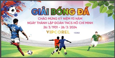 Tải file gốc Giải bóng đá kỷ niệm 93 năm ngày thành lập đoàn (bản PSD) đầy đủ layer