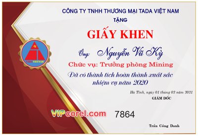 Tải file gốc Giấy khen thành tích hoành thành xuất sắc nhiệm vụ (bản PSD) gốc