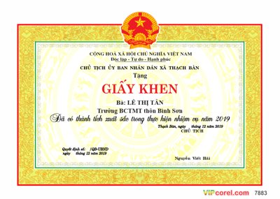 File in trần Giấy khen thực hiện nhiệm vụ - UBND xã Thạch Bàn (file gốc) xuyên sáng