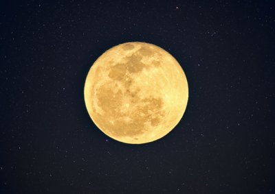 Hình ảnh file gốc in lụa Hình ảnh mặt trăng màu vàng rõ nét file JPEG