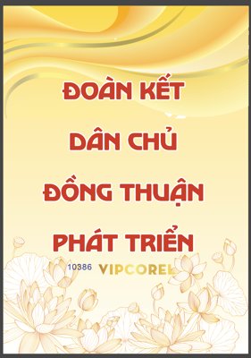 File tranh in tráng gương Họa tiết hoa sen trang trí bìa tài liệu Đại hội (siêu nét)