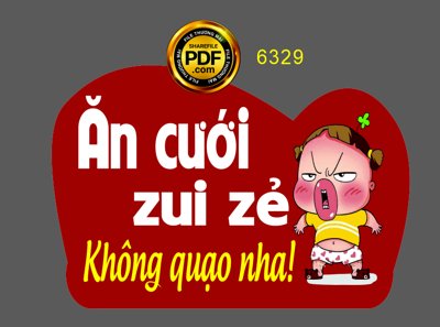 File tranh Hashtag đám cưới "Ăn cưới vui zẻ không quạo nha!" file cdr x7 (ảnh gốc) độc quyền