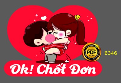 File ảnh Hashtag đám cưới "Ok! Chốt Đơn" file cdr x7 (gốc) trang trí khách sạn