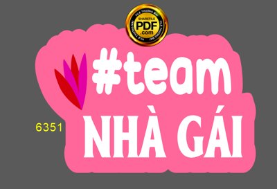File tranh Hashtag đám cưới "Team nhà gái" file cdr x7 (ảnh gốc) in trần xuyên sáng