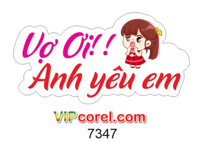 File in ấn cao cấp Hashtag Vợ ơi ! anh yêu em file corel (file gốc)