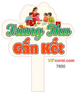 File gốc Hastag Trung Thu gắn kết - vui tết trung thu file vector (in lụa) hoa văn cổ điển