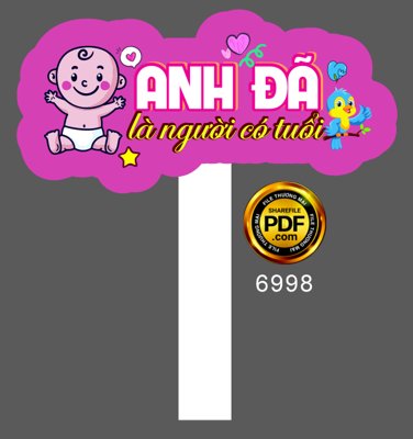 Tải file Hastag cầm tay Anh đã là người có tuổi file corel (gốc) chủ đề hoa sen