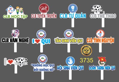 File tranh gốc Hastag cầm tay chào mừng tân sinh viên file corel (bản quyền) file PSD