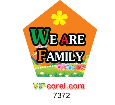 File in trần Hastag cầm tay chụp ảnh We are Family file PDF (bản gốc 3D) sống động