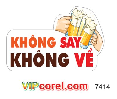 Tải file gốc Hastag họp lớp Không say không về file vector PDF (in không vỡ ảnh)