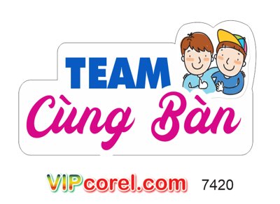 File tranh Hastag họp lớp Team Cùng Bàn file PDF (ảnh gốc) không bị mờ