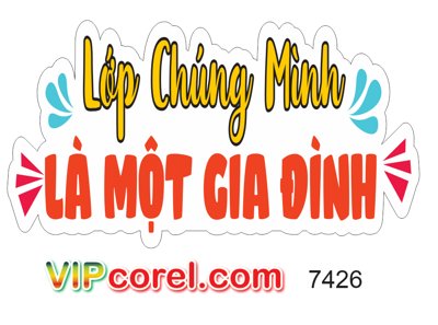 File PSD Hastag lớp chúng mình là một gia đình file PDF (gốc) tách lớp chi tiết