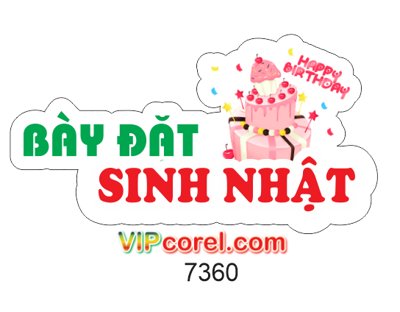 Tải file gốc Hastag sinh nhât "Bày đặt sinh nhật" file PDF (in khổ lớn) không vỡ