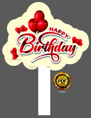 File tranh Hastag sinh nhật Happy birthday file corel (ảnh gốc) chi tiết rõ ràng