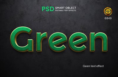 File gốc Hiệu ứng chữ PSD - Green text effect file PSD (Filetranh.com) Hiệu ứng chữ PSD - Green text effect file PSD