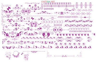 Tải file Hoa văn trang trí thiệp cưới Luxury đẹp file CDR (gốc) làm tranh trang trí