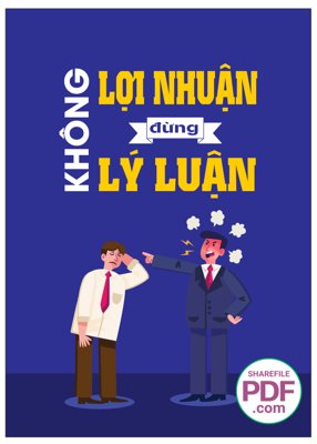 Tải file Không lợi nhuận đừng lý luận file vector PDF (gốc) in tranh tráng gương
