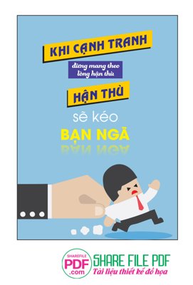 Download file ảnh gốc Khi cạnh tranh đừng mang theo lòng hận thù file vector PDF để in ấn