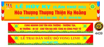 Tải file gốc Lễ Húy Kỵ Hòa Thượng - Lễ Trai đàn siêu độ Corel (in khổ lớn) không mờ