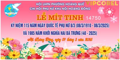 File PSD Lễ Mít tinh kỷ niệm 115 năm ngày quốc tế phụ nữ 8/3 (bản gốc) độ phân giải cao