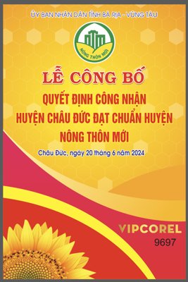 File PSD Lễ công bố quyết định nông thôn mới file corel (nguyên gốc) chất lượng cao