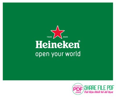 Download file gốc Logo Beer Heineken file vector PDF (dùng cho in ấn)