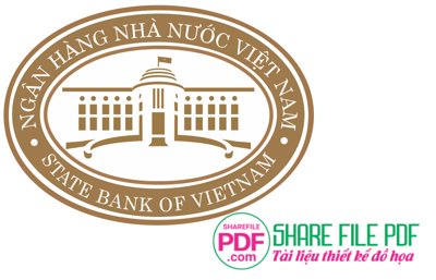 File tranh in trần Logo Ngân hàng nhà nước Việt Nam file vector PDF (ảnh gốc siêu nét)
