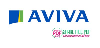 File PSD in ấn Logo bảo hiểm nhân thọ AVIVA Life file vector PDF (chất lượng cao)