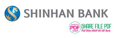 File gốc Logo ngân hàng Shinhan Bank file vector PDF (in lụa) tranh mã đáo