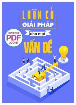 File tranh trang trí Luôn có giải pháp cho mọi vấn đề file vector PDF (file gốc)
