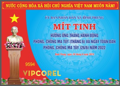 File gốc Mít tinh tháng hành động phòng, chống ma túy (in 3D) nghệ thuật