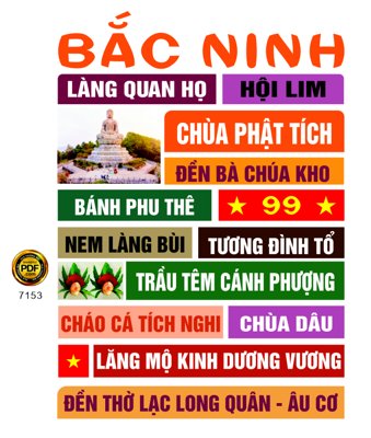 Ảnh gốc Mẫu in áo du lịch tỉnh Bắc Ninh file corel (siêu chi tiết) để in ấn