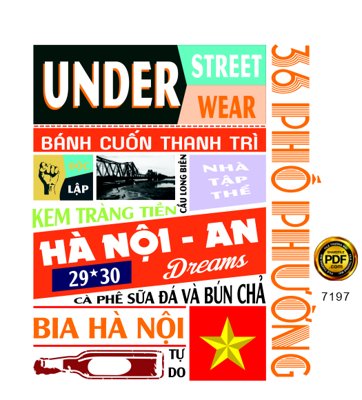 File in ấn Mẫu in áo du lịch thành phố Hà Nội file corel (bản gốc) sắc nét