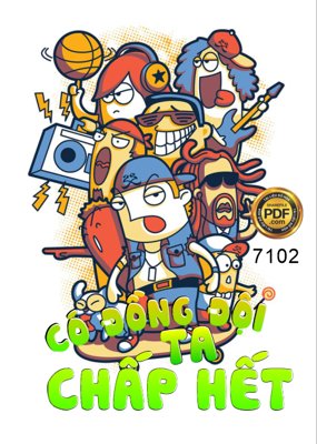 File tranh Mẫu in áo thun "có đồng đội ta chấp hết" file corel (ảnh gốc) in trần xuyên sáng