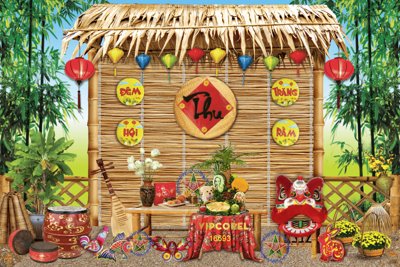 File gốc Mẫu tiểu cảnh trang trí trung thu 2025 #4 vector (ảnh rõ nét) để in