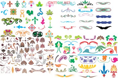 File gốc Một số viền Border vector trang trí thiết kế Corel (trang trí) phòng làm việc