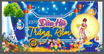 File PSD Market Đêm hội trăng rằm #4 file CorelDRAW (nguyên gốc) chất lượng cao