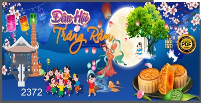 File gốc Market Đêm hội trăng rằm #6 file CorelDRAW (cho in UV) siêu nét