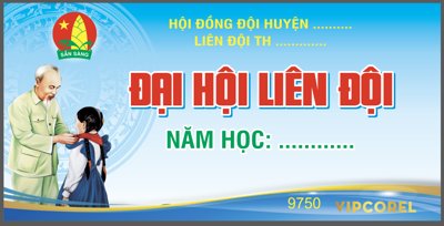File PSD in ấn Market Đại hội liên đội năm 2024 vector (chất lượng cao)