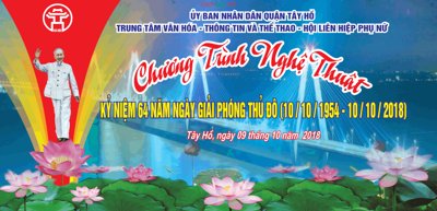 Tải file gốc Market Chương trình nghệ thuật ngày giải phóng thủ đô (bản PSD) còn layer