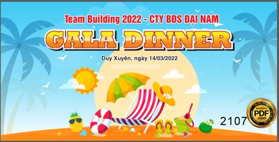 File gốc Market Gala Dinner Team Building 2022 - Công Ty BĐS Đại Nam file CDR (dành cho trang trí nội thất)