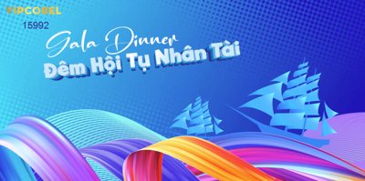 File gốc Market Gala dinner Đêm hội tụ nhân tài file corel (trang trí) phòng trẻ em