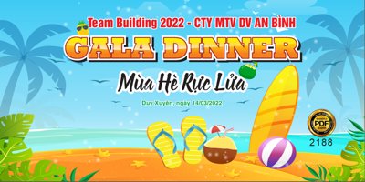 File gốc Market Gala dinner Mùa hè rực lửa 2022 file CorelDRAW x5 (in mica) làm quà tặng
