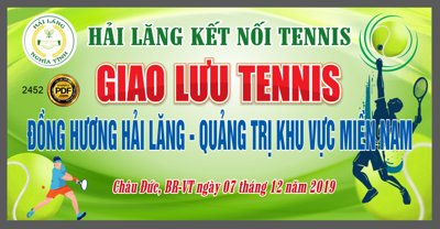 File gốc Market Giao lưu Tennis Đồng hương Hải Lăng - Quảng Trị file CDR (chuẩn CMYK) cho nhà in