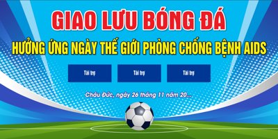 Tải file Market Giao lưu bóng đá hưởng ứng ngày thế giới (PSD) cho in ấn quảng cáo