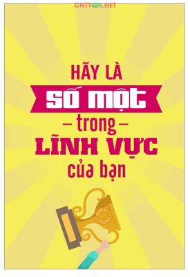 Ảnh gốc file in lụa Market Hãy là số một trong lĩnh vực của bạn file CDR chi tiết