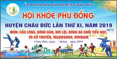 Tải file Market Hội khỏe phù đổng huyện Châu Đức 2024 vector (ảnh gốc) file AI/EPS