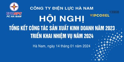 Mua file gốc Market Hội nghị công ty điện lực Hà Nam file corel (in ấn) tại Filetranh.com
