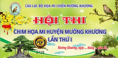 File tranh Market Hội thi Chim họa mi huyện Mường khương lần thứ I (gốc) chủ đề trừu tượng